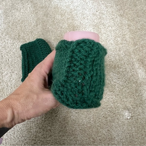 Handmade knit socks slide on ankle socks sz 6-7 - Picture 6 of 6